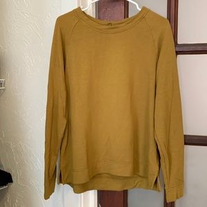 Lou & Grey Mustard Crewneck Pullover